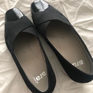 Women’s ARA Dress Pumps, Wide Width, black